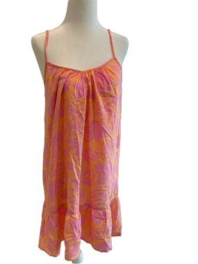 Women's Billabong  Pink & Orange Floral Slip Dress size Small